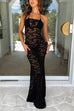 Trixiedress Strapless Sheer Lace Cover Up Maxi Bodycon Dress