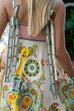 Trixiedress Bow Back Unique Print Swing Maxi Cami Sundress