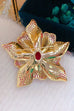 Trixiedress Blooming luxury Inspiring Elegance Flower Crystal Brooch