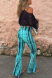 Trixiedress High Waist Tie Dye Bell Bottoms Tie Dye Pants