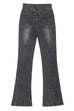 Trixiedress Distressed Bell Bottoms Stretchy Denim Pants