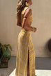 Trixiedress V Neck Cut Out Side Split Tie Dye Maxi Dress