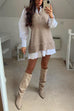 Trixiedress V Neck Side Split Trendy Sweater Vest