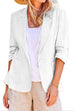 Trixiedress Notch Lapel One Button Casual Blazer