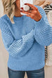 Trixiedress Crewneck Hollow Out Crochet Knitting Sweater