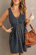 Trixiedress Button Down Sleeveless Dress (in 4 Colors)