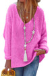 Trixiedress V Neck Long Sleeve Hollow Out Knit Sweater