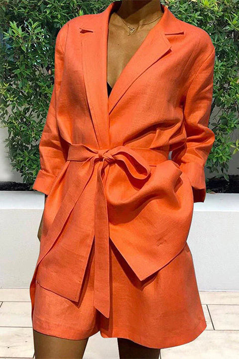 Trixiedress Wrapped Suit Top and Wide Leg Shorts Chicest Two Pieces