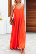Trixiedress Spaghetti V Neck Wide Leg Cami Jumpsuit with Pockets