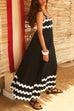 Trixiedress Empire Waist Ric Rac Maxi Vacation Dress