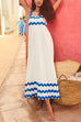 Trixiedress Empire Waist Ric Rac Maxi Vacation Dress