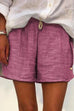 Trixiedress Drawstring Waist Striped Shorts(in 4 Colors)
