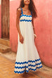 Trixiedress Empire Waist Ric Rac Maxi Vacation Dress