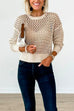 Trixiedress Crewneck Hollow Out Knitting Top