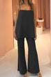 Trixiedress Elegant Cami Top and Wide Leg Pants Chicest Two Pieces