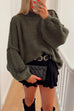 Trixiedress Drop Shoulder Plain Casual Pullover Sweater