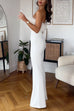 Trixiedress Strapless Feather Tube Top Flare Bottoms Jumpsuit