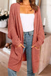 Trixiedress Open Front Batwing Sleeves Pocketed Baggy Sweater Cardigan