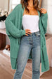 Trixiedress Open Front Batwing Sleeves Pocketed Baggy Sweater Cardigan