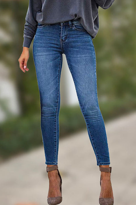 Trixiedress Stretchy Mid Rise Skinny Denim Pants