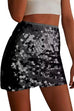 Trixiedress Elastic Waist Sequin Bodycon Mini Skirt