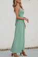 Trixiedress Twist V Neck Tie Back Cut Out Swing Maxi Cami Dress