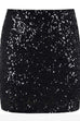 Trixiedress Elastic Waist Sparkly Sequin Mini Skirt