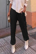 Trixiedress Casual Pocketed Cargo Satin Jogger Pants