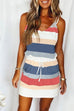 Trixiedress Striped Cami Dress with Pockets