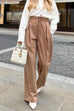 Trixiedress High Waist Business Wide Leg Palazzo Pants